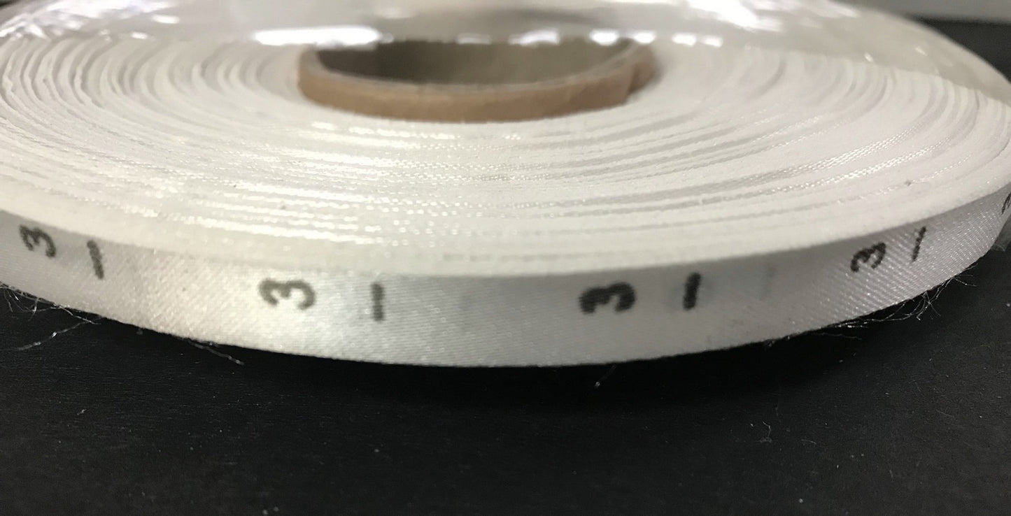 1000 Etiquettes De Vêtements " Taille 3" Par 1000 Pièces A Coudre, Contexture Pour Confection.