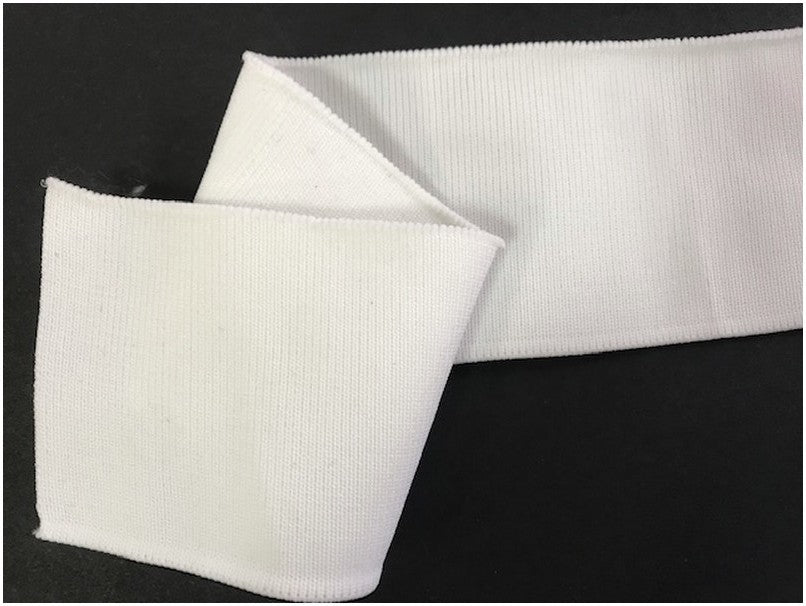 Bande De Bord Côte - Tissu pour Bas de Blousons Et Manches, Tissu Maille Blanc Pour Poignée, et cols