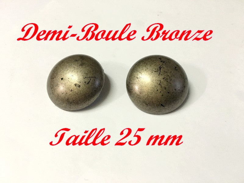 Bouton A Coudre En Couleur Bronze En Taille 25 mm Pour Vetements Et Customisations