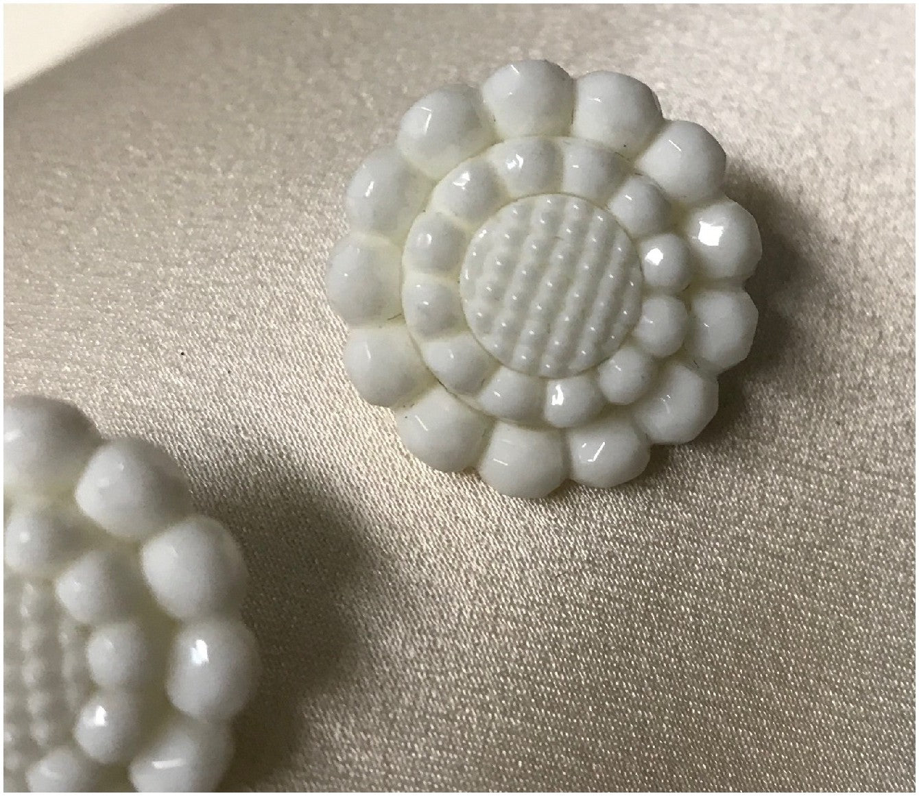 Bouton Blanc Couture en Taille 20 mm Pour Vêtements Et customisations
