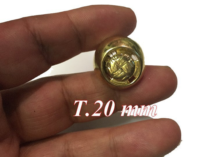 Fancy gold button to sew in size 20 mm For customizations.