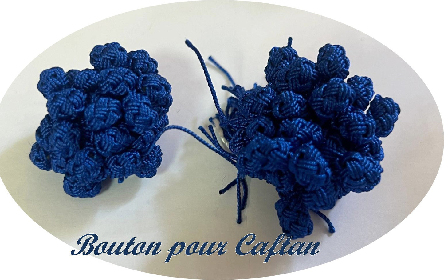 Royal Blue Caftan and Jelabba Button to Sew: Enhance Your Traditional Style