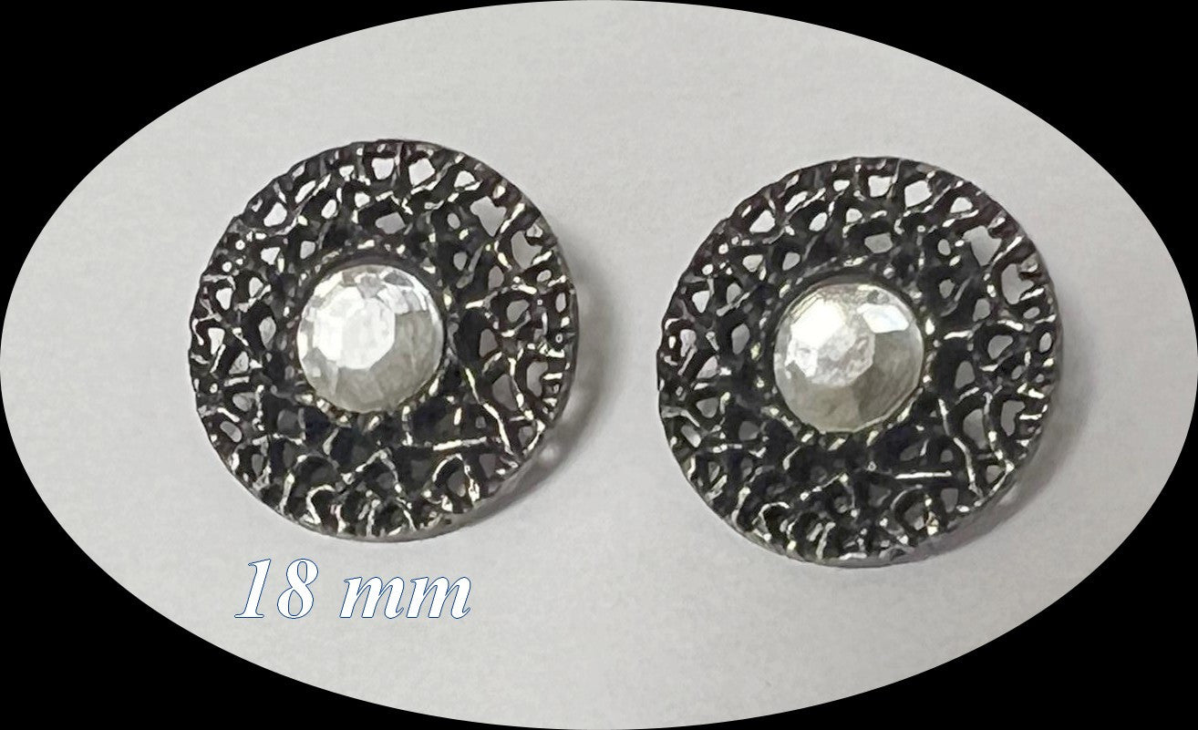 Bouton Strass A Coudre En Taille 18 mm Couture