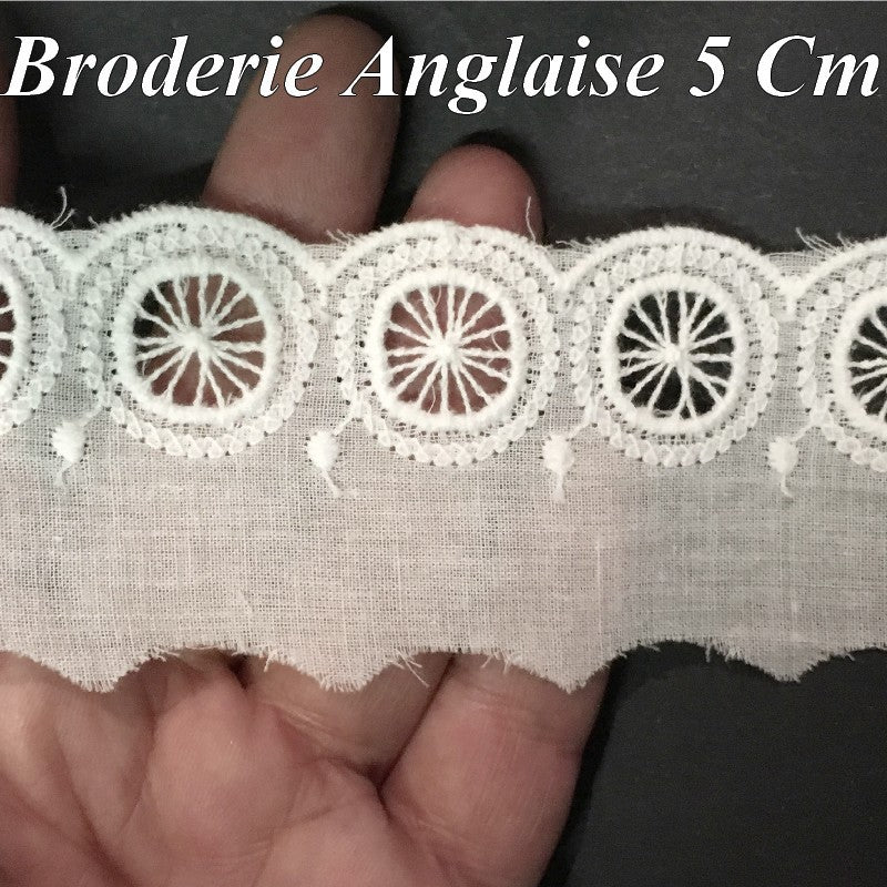 5cm White English Cotton Embroidery Hoop Patterns for Sewing for Creative Hobbies.