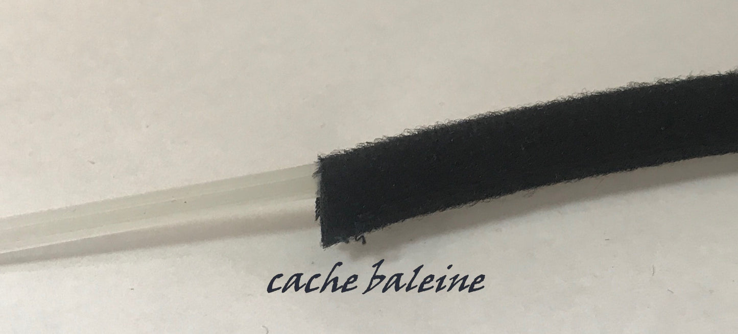 Cache Baleine, cache armature pour baleine soutien gorge Au Mètre Noir A Coudre