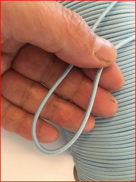Cordon Elastique CIEL Rond En 3 mm A Coudre Pour Loisirs Créatifs.