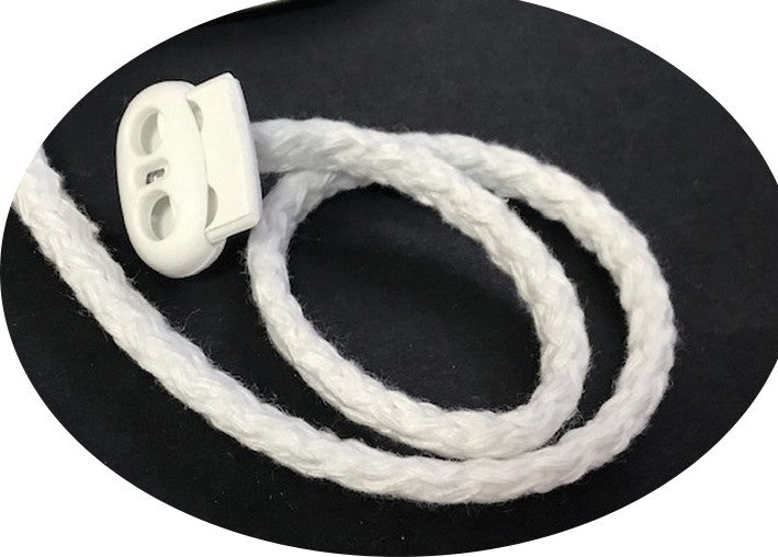 Cordon Fil Lacet Blanc Au Mètre Coton en 5 mm Tressé Pour Loisirs Créatifs Et Attaches