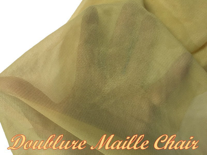 Doublure Maille Couleur Chair En Maille Au Mètre Pour Vetements Et confections.