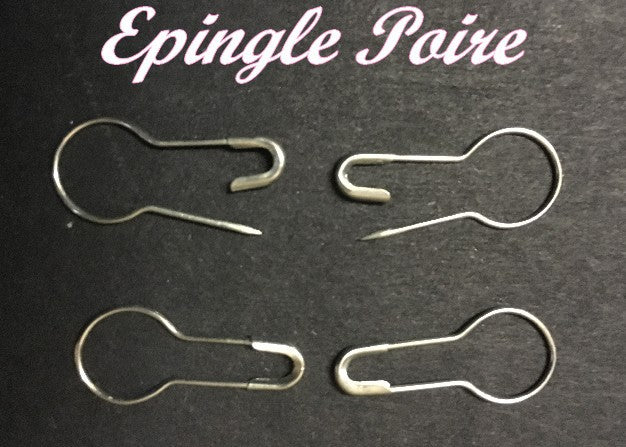 Epingle Poire de sûreté En 21 mm Métal Argent Pour Marqueurs Ou Etiquettes