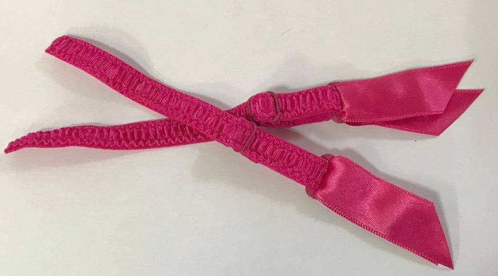 Fushcia Garters for Women's Lingerie Making.