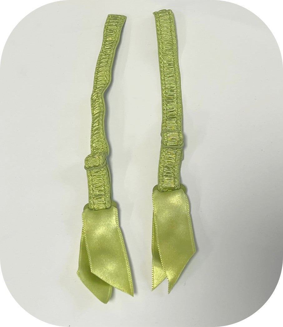 Jarretelles anis Pour Lingerie Féminine. vendu par lot de 4 pièces