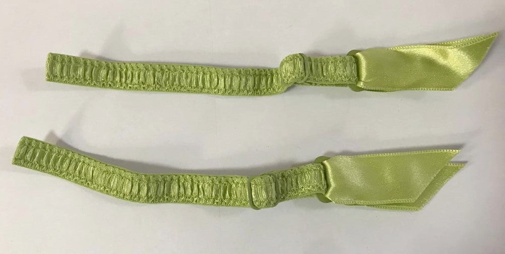 Jarretelles Vert Anis Pour La fabrication de Lingerie Féminine.