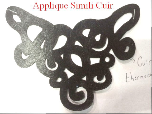 Applique Thermocollante en Simili Cuir : Personnalisez Vos Créations avec Élégance