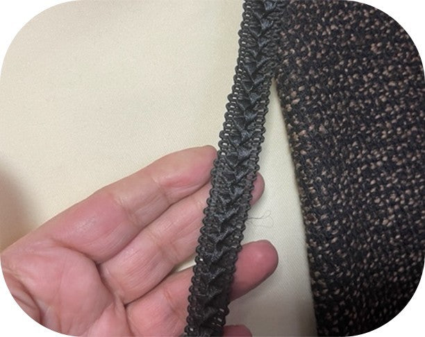 Black Trimmings Ribbon by the Meter Sewing