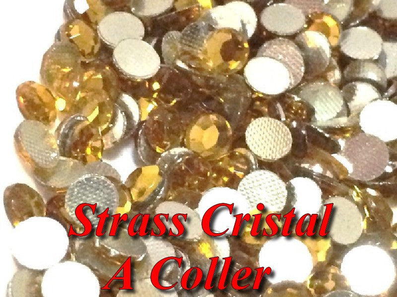 Strass Cristal A Coller En 6 mm Pour Décorations, Loisirs Créatifs
