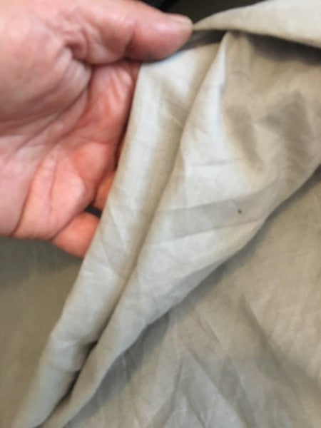 Tissu Coton Gris En Popeline Au Mètre En Grande Largeur