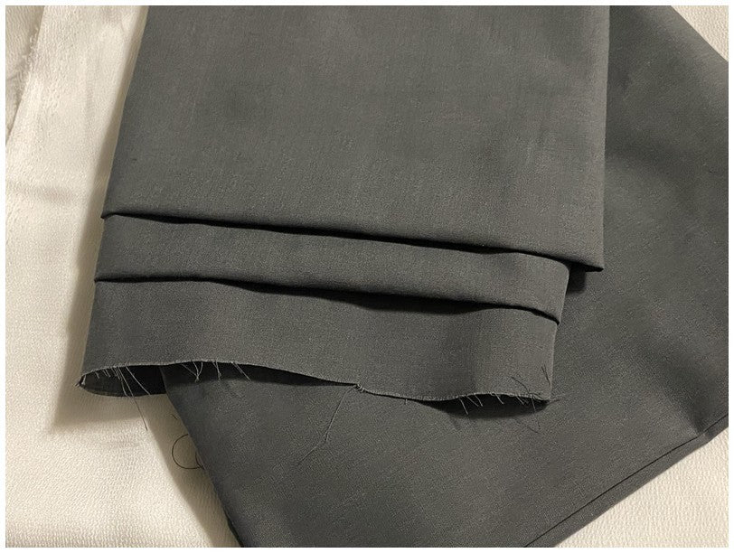 Tissu Coton Gris Poivre Au Mètre En Grande Largeur