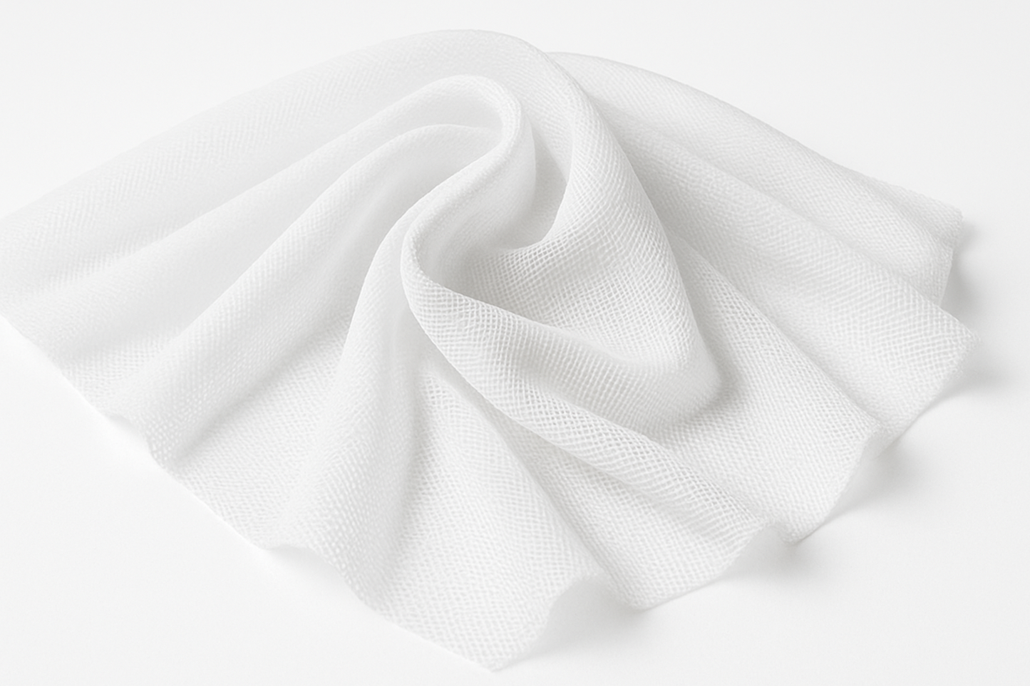 White Lycra Mesh Fabric – 1m30 Wide – Bi-stretch