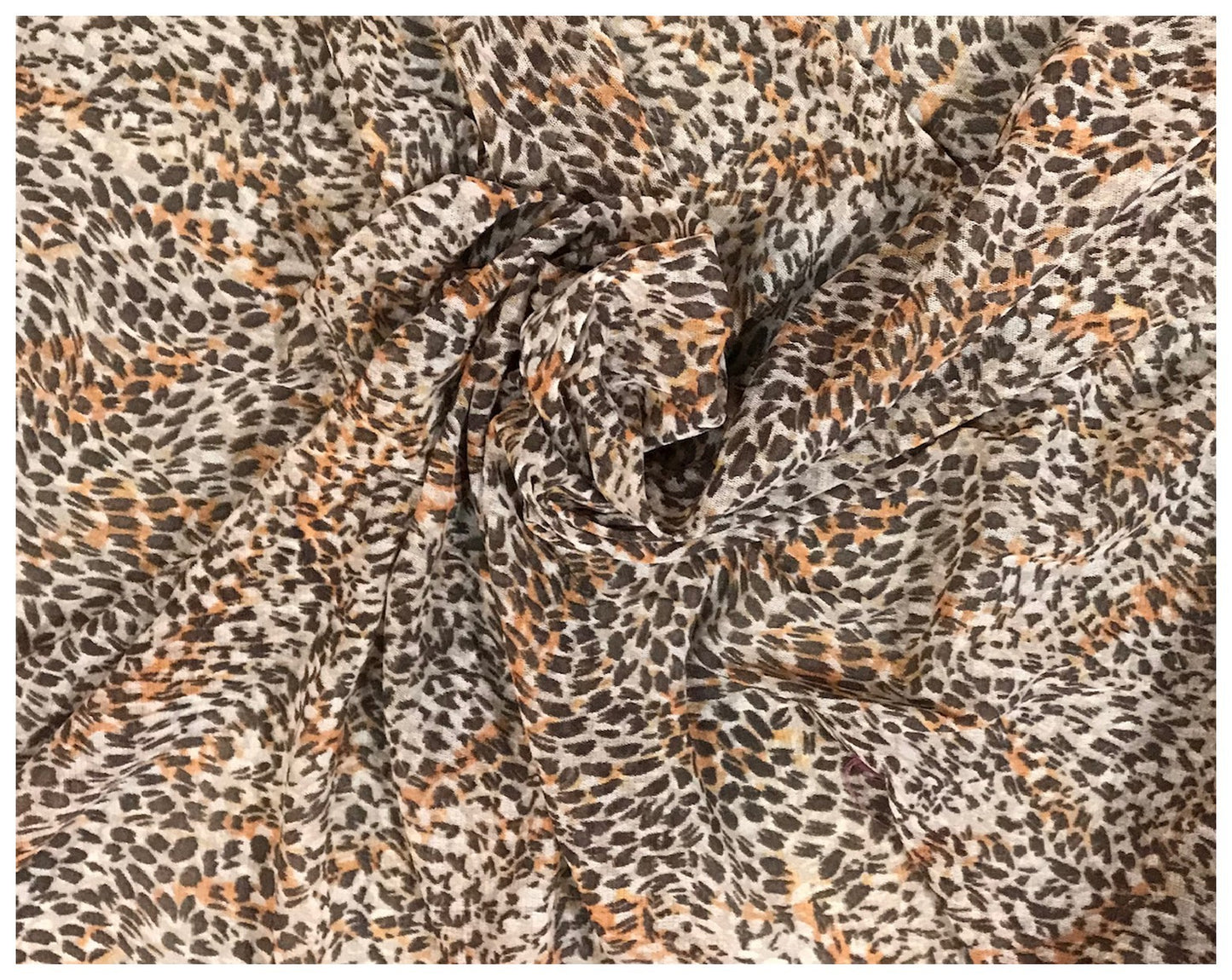 Tela de malla de licra fina con estampado de leopardo para coser por metros