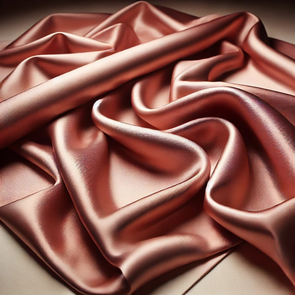 Tissu satin vieux rose – Élégance et légèreté pour vos créations.