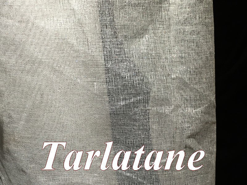 Tela Tarlatán por Metros, Rígida e Imprimada en Color Blanco para Patronaje y Confección