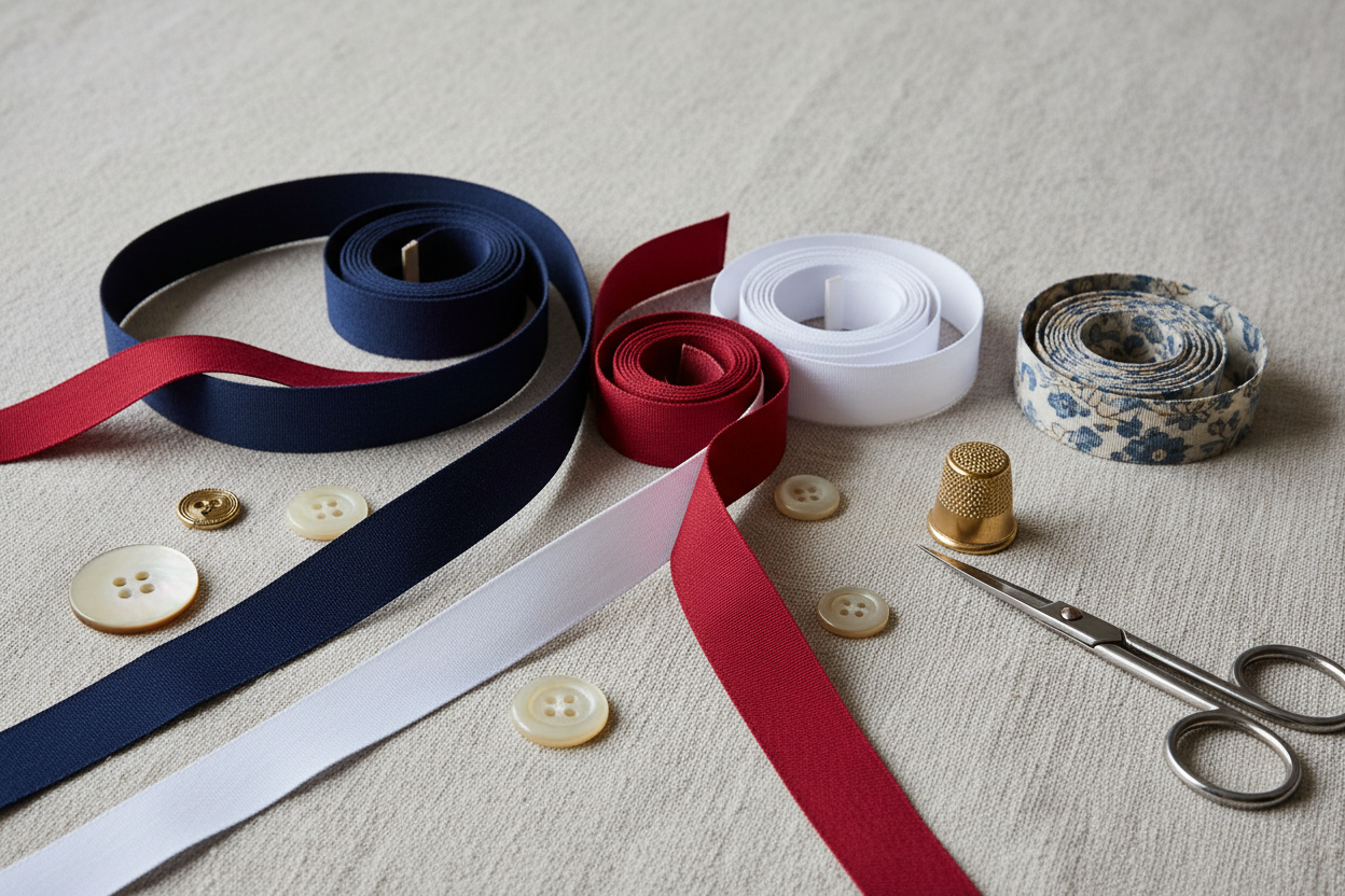 Biais Satin au Mètre - Finitions Luxueuses pour Couture Haute Gamme