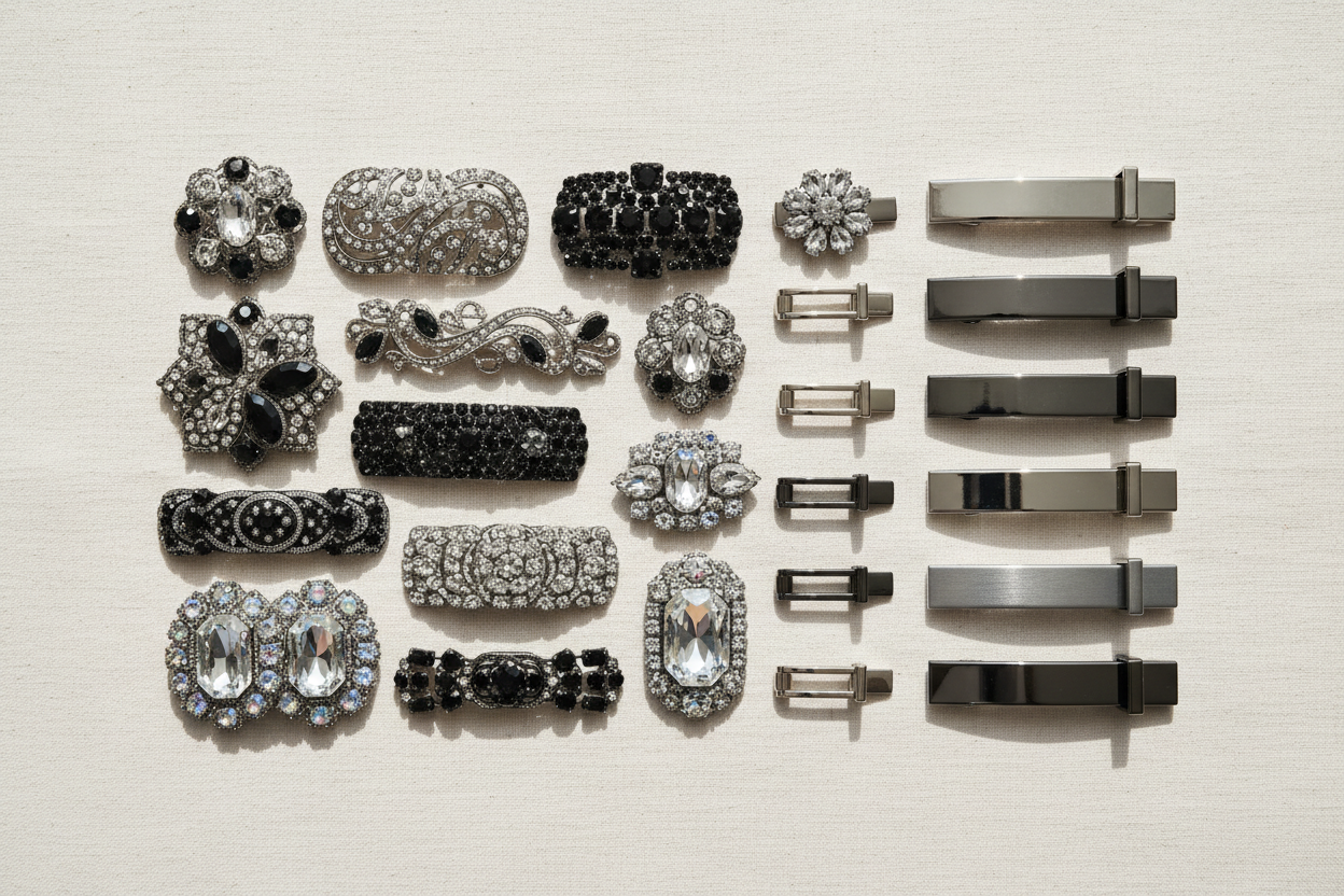 Boucles de Ceinture à Coudre - Accessoires Métal et Strass