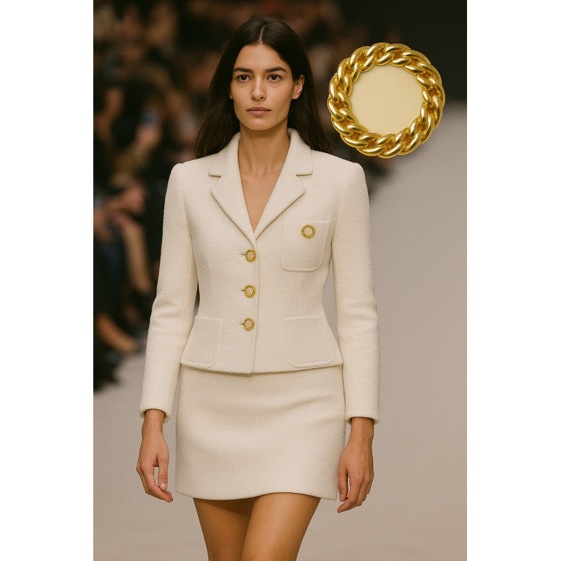 Boutons Style Chanel – Le détail chic qui fait toute la différence