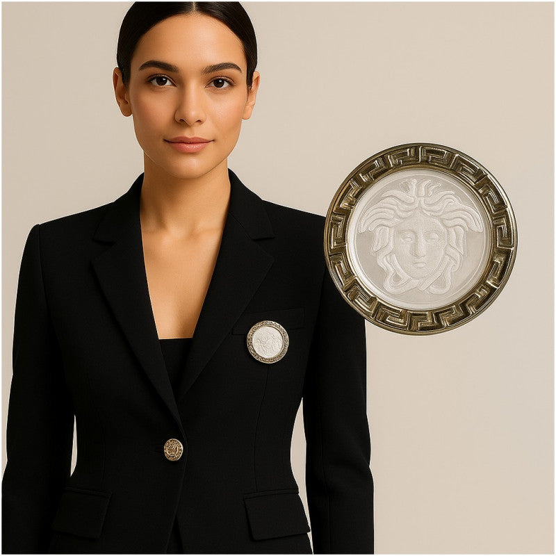 Bouton à coudre style Versace