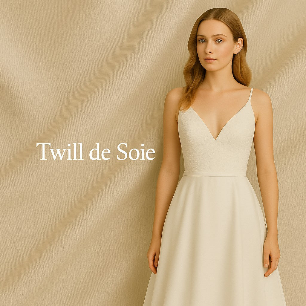 Twill de Soie – Élégance et Fluidité Haute Couture.