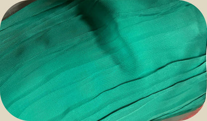 Tissu Plissé Vert Émeraude – Laize 150 cm | 150 g/m²