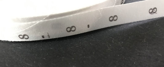 1000 Etiquettes De Vêtements " Taille 8" Par 1000 Pièces  A Coudre, Contexture Pour Confection.