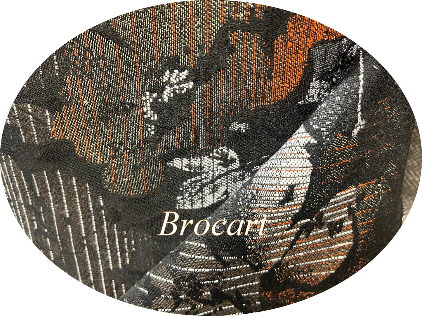 Brocart de laine haute couture.- vendu au mètre