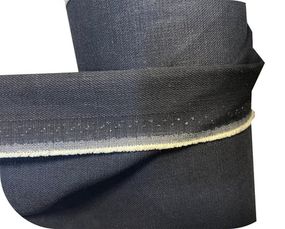 Tissu Jean Bleu 150 cm au Mètre - Denim Premium Couture
