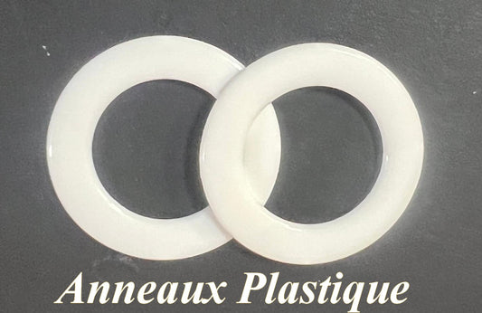 Anneau Blanc Plat Couture Pour Maillots de Bains, Et Vetements