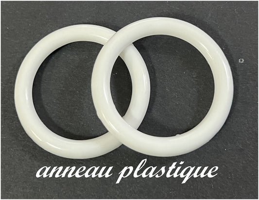 Anneau Blanc Rond Couture Pour Maillots de Bains, Et Vetements