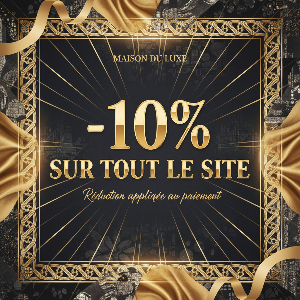 Bannière carrée -10% sur tout le site