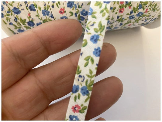 Biais  Coton Replié Imprimé Liberty, Pour Loisirs Créatifs