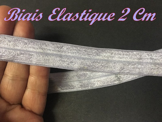 Biais Lycra Elastique En 2 Cm Parme, Ruban Lycra Stretch Pour Lingerie, et Customisations.