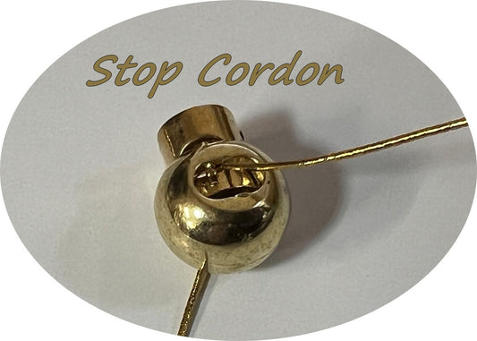 Bloc Cordon - stop cordon Doré , Arrêts Stop Pour Cordon.