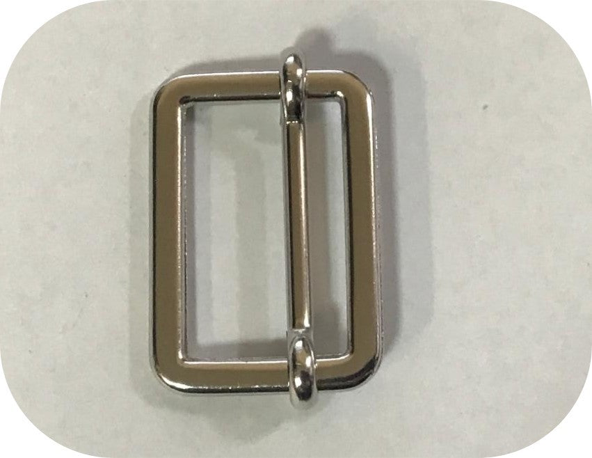 Boucle Coulissante en 3 cm à coudre en Nickel Argent