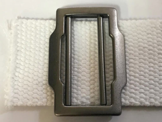 Boucle Coulissante en mètal en 4 cm Multi-Usage couleur gris foncé - canon de fusil