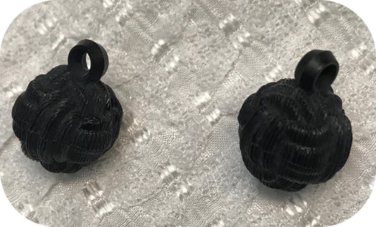 Bouton Boule Couture Noir En Taille 15 mm