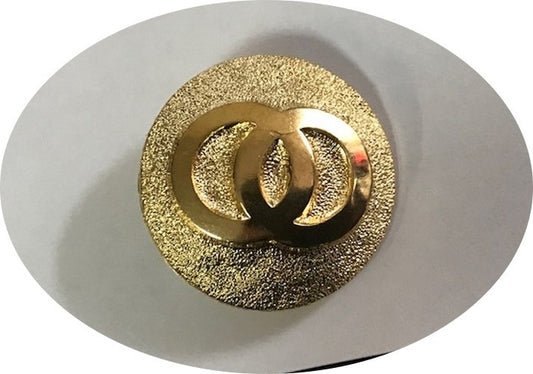 Bouton Doré  Style " Cartier " Couture Diamètre 25 mm.