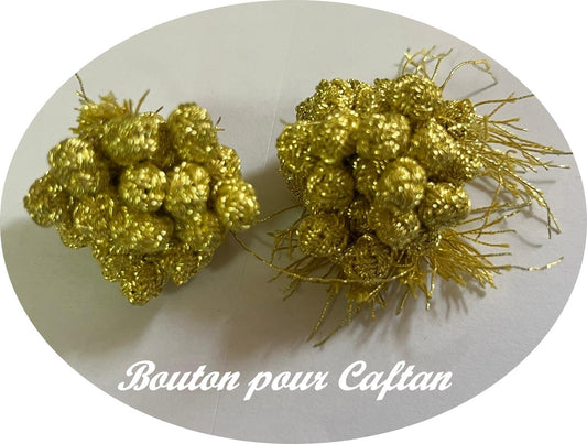 Gold Button for Caftan and Jelabba to Sew: Enhance your Traditional Style