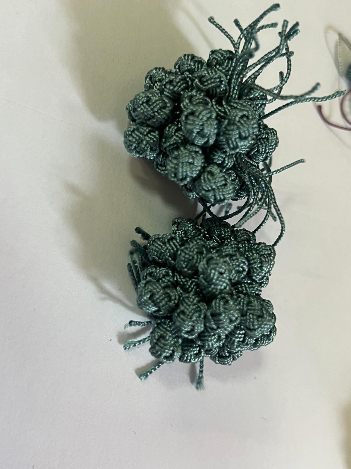 Olive Green Caftan and Jelabba Button to Sew: Enhance Your Traditional Style