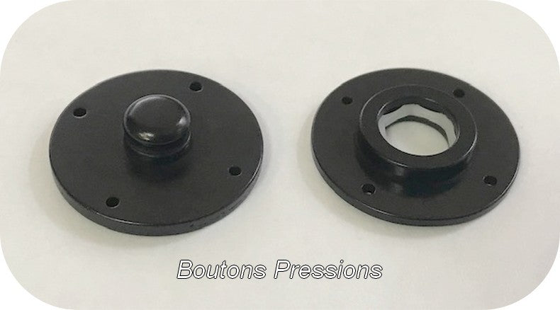 Black Magnetic Snap Fasteners 22mm Sewing