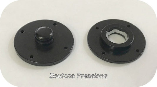Black Magnetic Snap Fasteners 22mm Sewing
