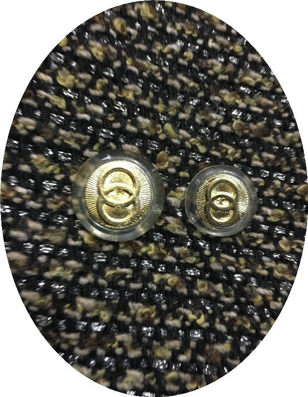 Cartier Style Gold Button in Size 18 mm to Sew on for Suits and Dresses