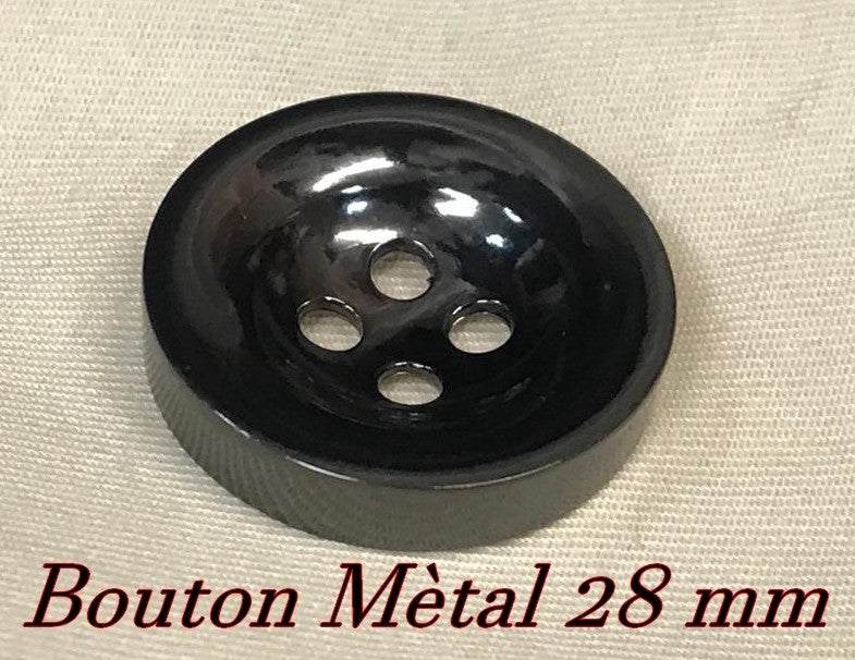 Botones metálicos de 4 agujeros en cromo envejecido: accesorios de costura esenciales